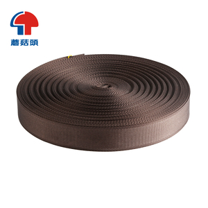 Nhà Máy Bán Buôn Cà Phê Colour Dải Phẳng Dệt Viền Polyester Vải Cho Túi Vai Dây Đeo Và Ghế Xe - Product Image 4