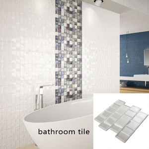 <span class=keywords><strong>Carrelage</strong></span> décoratif mural <span class=keywords><strong>blanc</strong></span>, nouveau modèle, carré, <span class=keywords><strong>miroir</strong></span> 3d, <span class=keywords><strong>carrelage</strong></span> de salle de bains, mosaïque - Product Image 1