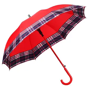 Beste Robuste Reise Gerade automatische öffnen outdoor großen Regenschirm für regen