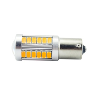 Bombillas LED 1156 BAU15S <span class=keywords><strong>PY21W</strong></span> <span class=keywords><strong>7507</strong></span> para Automóviles, Luces de Señal de Giro, Iluminación Ámbar/Naranja, Blanco, Rojo, Azul, 5630 33SMD - Product Image 3