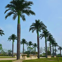 Extérieur imperméable à l'eau vive imitative faux cocotier arbre artificiel, Phomix Paume arbres paysage