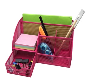 Wifree Office campione gratuito di fabbrica in rete metallica da tavolo penne da tavolo <span class=keywords><strong>Organizer</strong></span> Set di rete metallica per scrivania in ferro <span class=keywords><strong>Organizer</strong></span> - Product Image 4