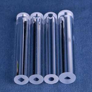 De binnenste gaten zijn ronde en driehoekige of halfronde en vierkante dikke muur quartz glazen buis - Product Image 1