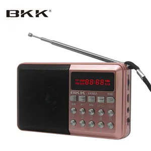 उच्च-ग्रेड एफएम रेडियो उच्च दक्षता बैटरी पोर्टेबल रेडियो आसान ले जाने के लिए (KK66)