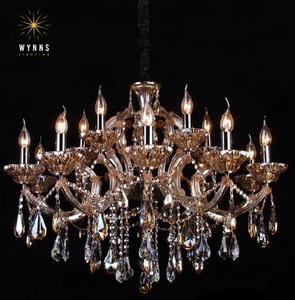 Candelabro de cristal K9 para interiores, lámpara colgante elegante, estilo bohemio europeo Maria Theresa para la decoración del hogar - Product Image 3