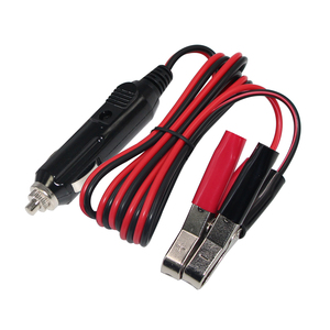 Timsah kelepçe erkek çakmak uzatma kablosu için güneş paneli bataryası 12 - 24 V - Product Image 1