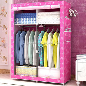 เฟอร์นิเจอร์โลหะไม่ทอชั้นวางตู้เสื้อผ้าพับ - Product Image 1