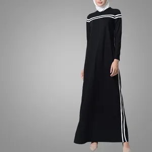 Мусульманская крутая Спортивная одежда для девушек, абайя, мусульманская Турецкая женская одежда, Дубай, кебая, Джерси, платье кафтан