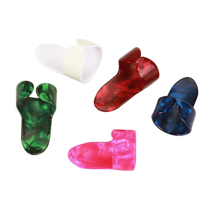 New style celluloid finger thumb picks hot sale cool guitar picks for musical instruments