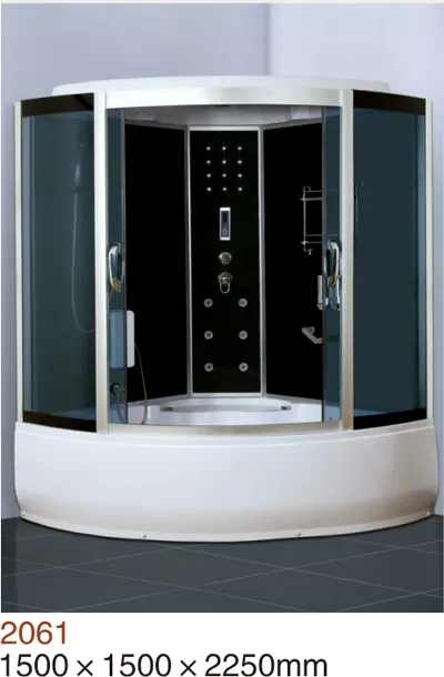 Painel de controle do computador de alta qualidade duche de vapor cabines com massagem nas costas