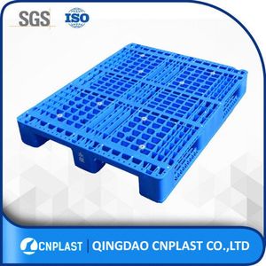 Sola cara apilable 3 patines plataforma precios duradero tapa plana plástico paleta - Product Image 5
