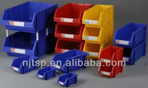 Plastic Bins Recycling Plastic Parts Storage Accessory Box Hanging Nest Stacking Bins