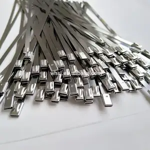 SS304/201/316 Material Self Locking Stainless Steel Cable ties 7.9*400 8*400 Zip Ties 16"INCH Professional Factory