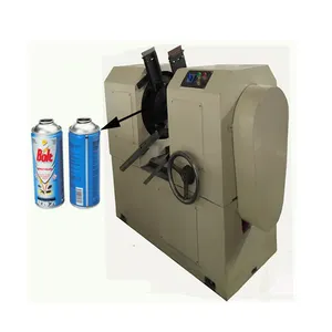 Automatische Nacken- und Flankiermaschine für Getränke Lebensmittel-Sprühdosen Aerosol Sprühblechdose Produktionszubehör Herstellungsmaschine