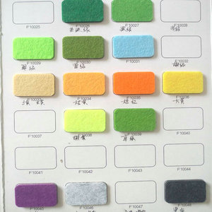 1 ~ 4mm不織布フェルト生地ロールカラーポリエステルフェルト生地ロール - Product Image 4