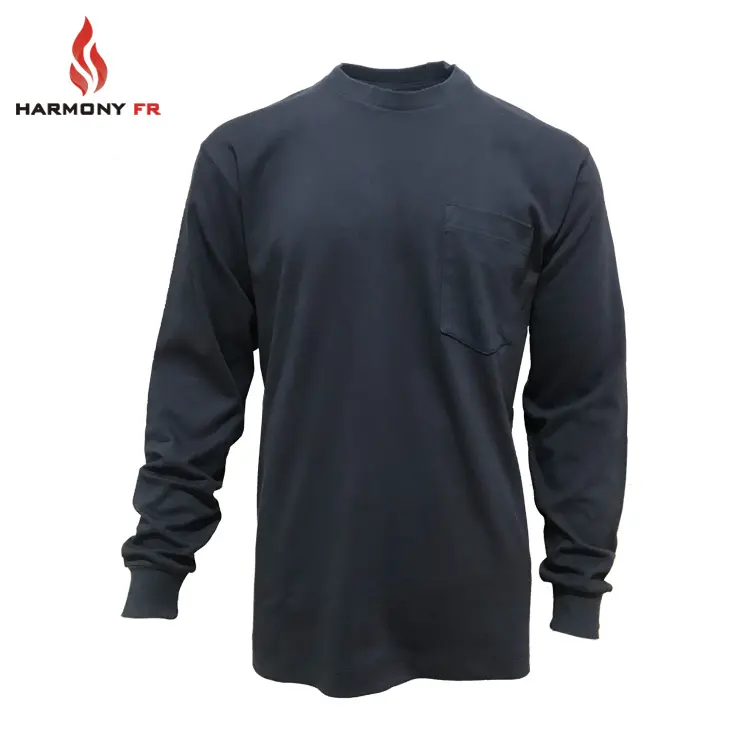 7oz Retardador de Chama Aramida Nomex Shirts Para Combate A Incêndios