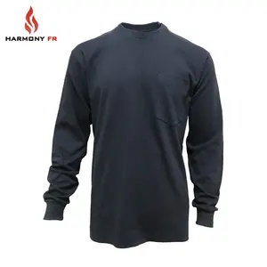 7oz Ritardante di Fiamma Aramide Nomex Shirt Per Antincendio