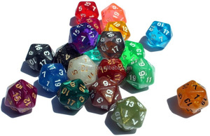 Manufacturing Polyhedral <strong>Dice</strong> Double-Color Giant Inflatable <strong>D20</strong> <strong>Dice</strong> for Board Game - Product Image 2