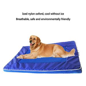 Alfombrilla de refrigeración para perros y gatos, estera de refrigeración de tela Oxford con diseño de cremallera para mascotas, perrera extraíble para cama de verano - Product Image 4