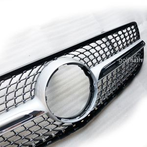 Grille de <span class=keywords><strong>calandre</strong></span> avant en <span class=keywords><strong>diamant</strong></span>, maille argentée et noire pour Mercedes Benz <span class=keywords><strong>Classe</strong></span> GLC W253 X253 GLC43 GLC200 GLC250 GLC300 GLC450 <span class=keywords><strong>AMG</strong></span> - Product Image 3