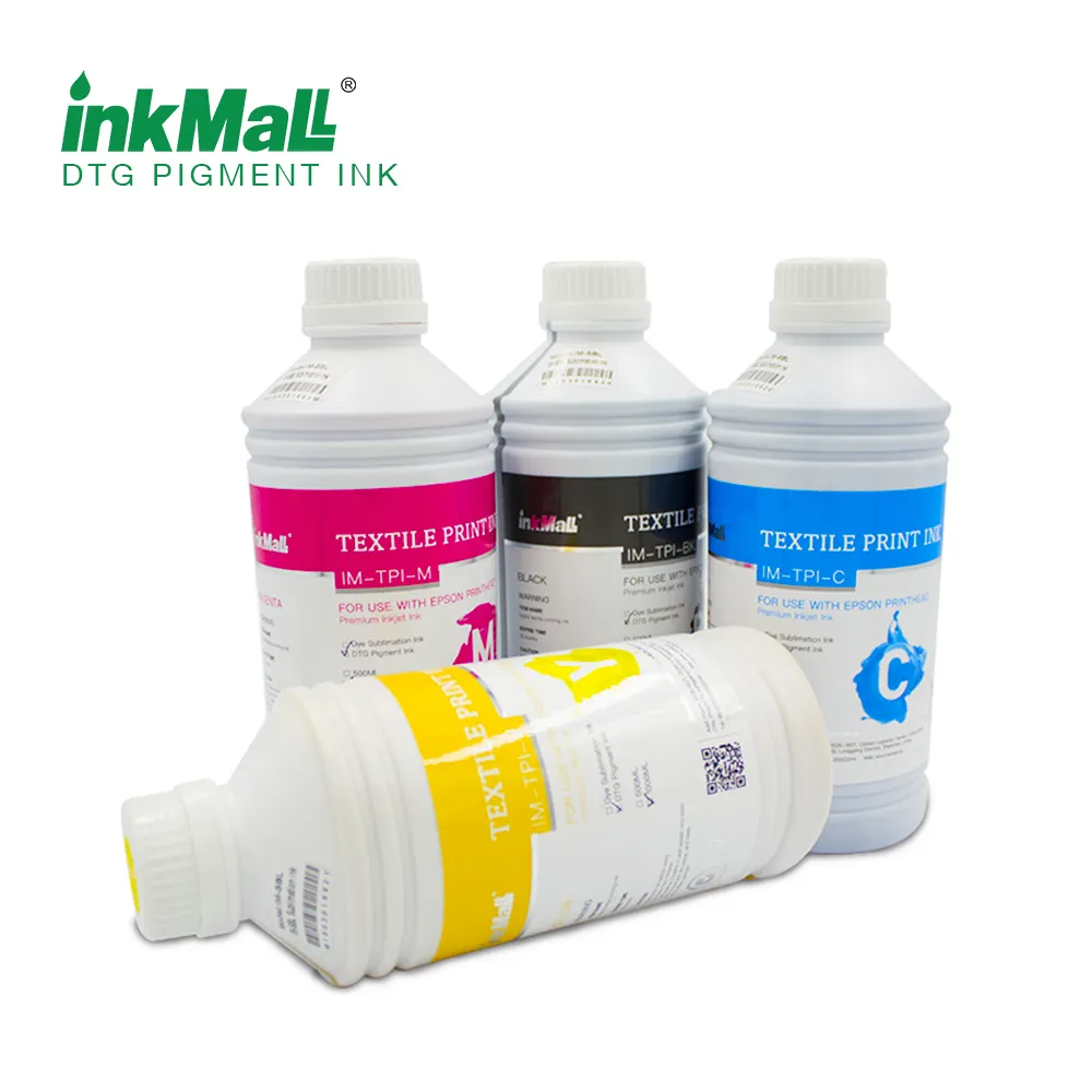 1000ML * 6 Colors DTG Textile Ink For Epson F2000 Stylus R230 R270 R800 R1800 1390 Flatbed For Digital Textile Printer