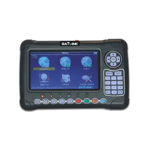 Satlink WS-6980 DVB-S Penuh/S2 DVB-T/T2 DVB-C dengan Penganalisis Spektrum Mer HDtv Digital Satelit Finder