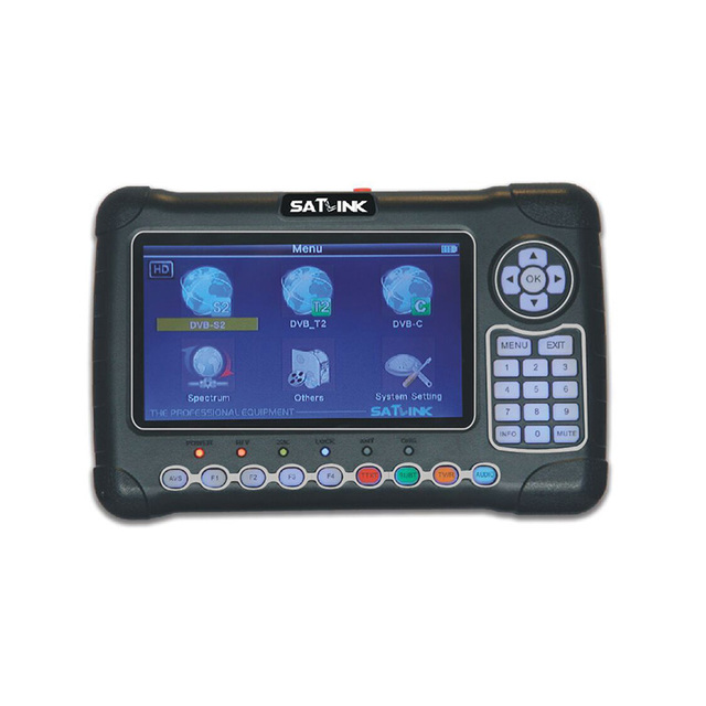 Satlink WS-6980 Fully DVB-S/S2 DVB-T/T2 DVB-C With Mer Spectrum Analyzer HDtv Digital Satellite Finder