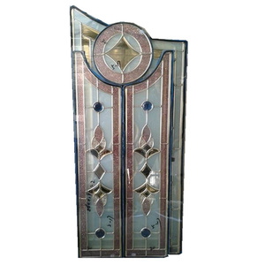 Inserts de porte en verre plombé à <span class=keywords><strong>prix</strong></span> de gros, inserts de porte en verre ovales décoratifs - Product Image 4