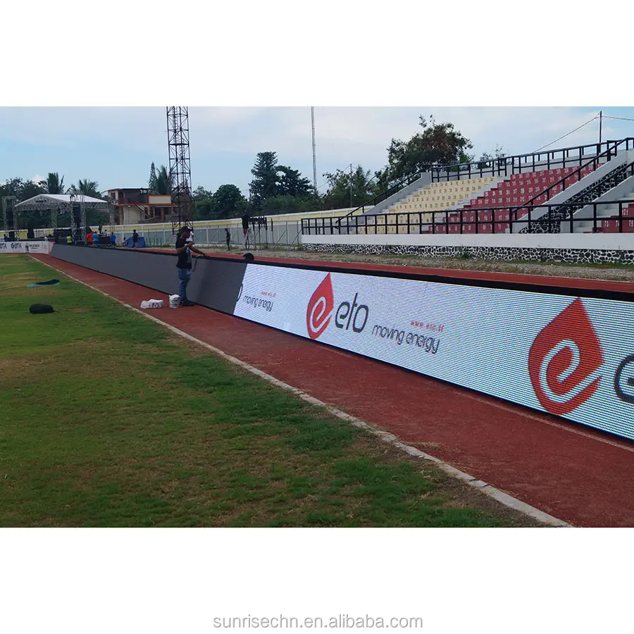 Stadio di calcio ha portato schermo all'aperto led segno