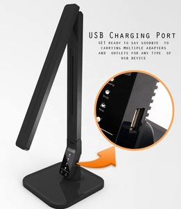 Best-seller Flexible Touch Control Metal Study Lampe de bureau avec lumière LED pour chambre et salon - Product Image 2