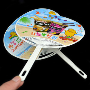Ventilador de mano redondo de plástico, accesorio personalizado, barato, para regalo de publicidad - Product Image 6