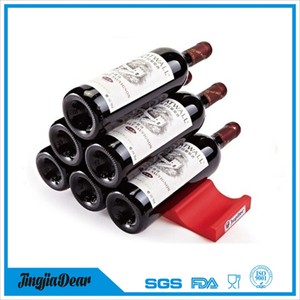 Estante <span class=keywords><strong>para</strong></span> Botellas de Cerveza <span class=keywords><strong>para</strong></span> Refrigerador, Bonito Soporte de Silicona <span class=keywords><strong>para</strong></span> Botellas de Vino <span class=keywords><strong>para</strong></span> el Hogar - Product Image 2