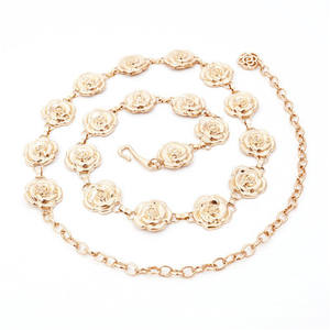 Toptan kişilik moda kemer zinciri bağlantı dikiş dekoratif kemer bayanlar Metal zincir kemerler - Product Image 1