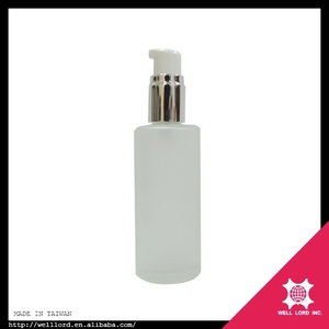30ml Cylinder Hand Pressure <b>Glass</b> Pump Frosted Bottle - Product Image 4