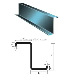 Z/C Träger Pfette Z Balken Stahl verzinkt Preis lackiert, verzinkt nach Bedarf 1,5-3,0mm Yingdong nicht perforiert