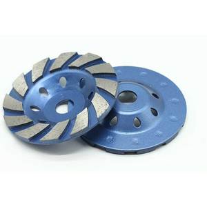 Durable 125mm Customized Size Diamond Cup Wheel Medium Hardness Angle <strong>Grinding</strong> <strong>Disc</strong> for <strong>Stone</strong> OEM Supported Metal Bonding Agent - Product Image 1