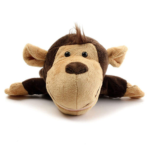 A241 kahverengi maymun açık ağız peluş el toptan kuklalar hayvan eldiven oyuncak bebek hikayesi söylüyorum maymun kukla - Product Image 3