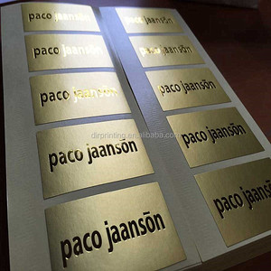 Sottile argento/oro/nichel rame elettroformatura <span class=keywords><strong>foil</strong></span> 3d adesivo del logo in metallo - Product Image 4