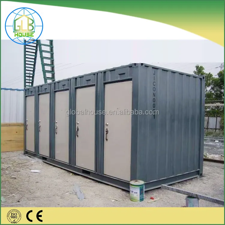 Prefabricated 20ft shipping container mobile toilet price