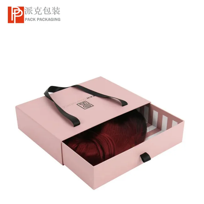 Custom Logo Packaging Drawer Box For Clothing / Shoes / Gift Packaging
