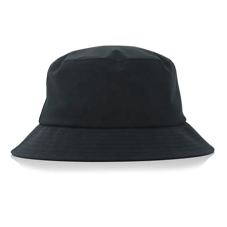 Wholesale Heat TransferSeal Seam Band Waterproof recycled polyester Fabric Designer Fashion Bucket Hats