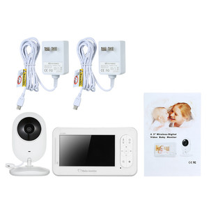 4.3 inç LCD ekran kablosuz gece görüş gece lambası sıcaklık dadı kamera video bebek izleme monitörü Shenzhen Kingfit - Product Image 4