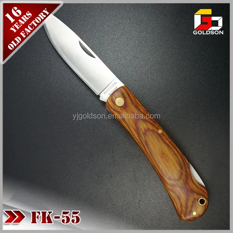 Propósito GF venta como venta caliente mango de madera cuchillo de productos hechos en china