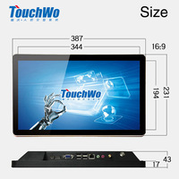 Moniteur LCD Offre Spéciale d'usine 15 pouces full hd tactile capacitif 2 en 1 tablette win10