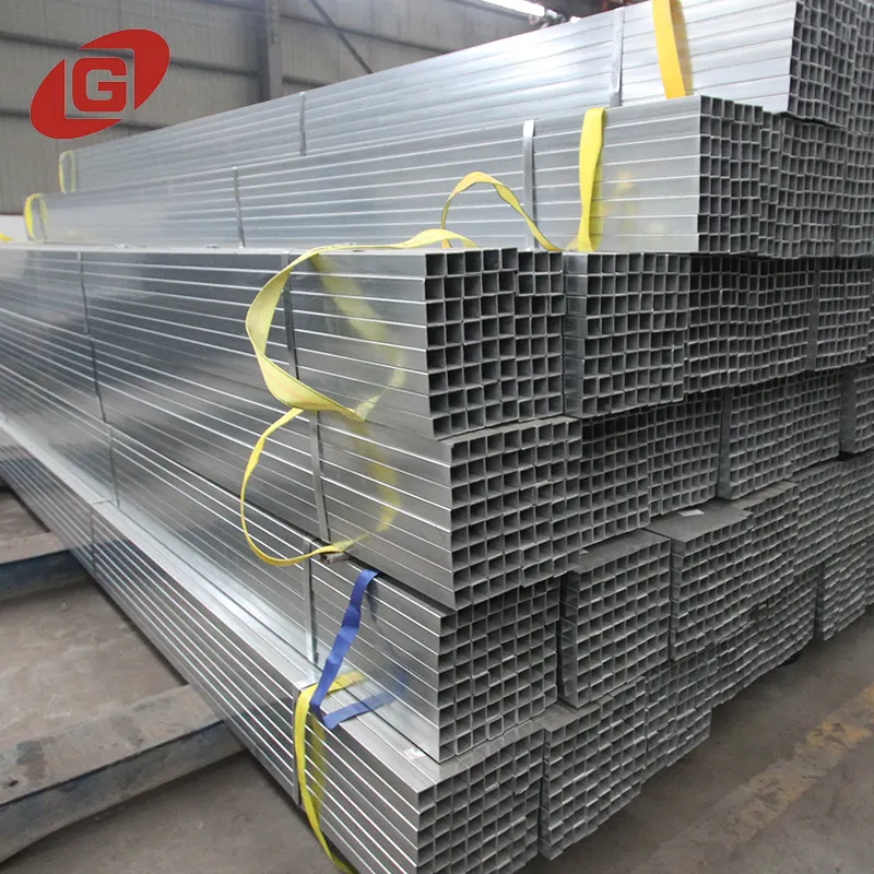 1 inch ms hollow section iron standard galvanized steel square pipes