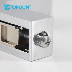 TOPCENT F Shape Bathroom Suspension Metal <strong>Mirror</strong> Glass Clamp Adjustable Shelf <strong>Brackets</strong> - Product Image 6
