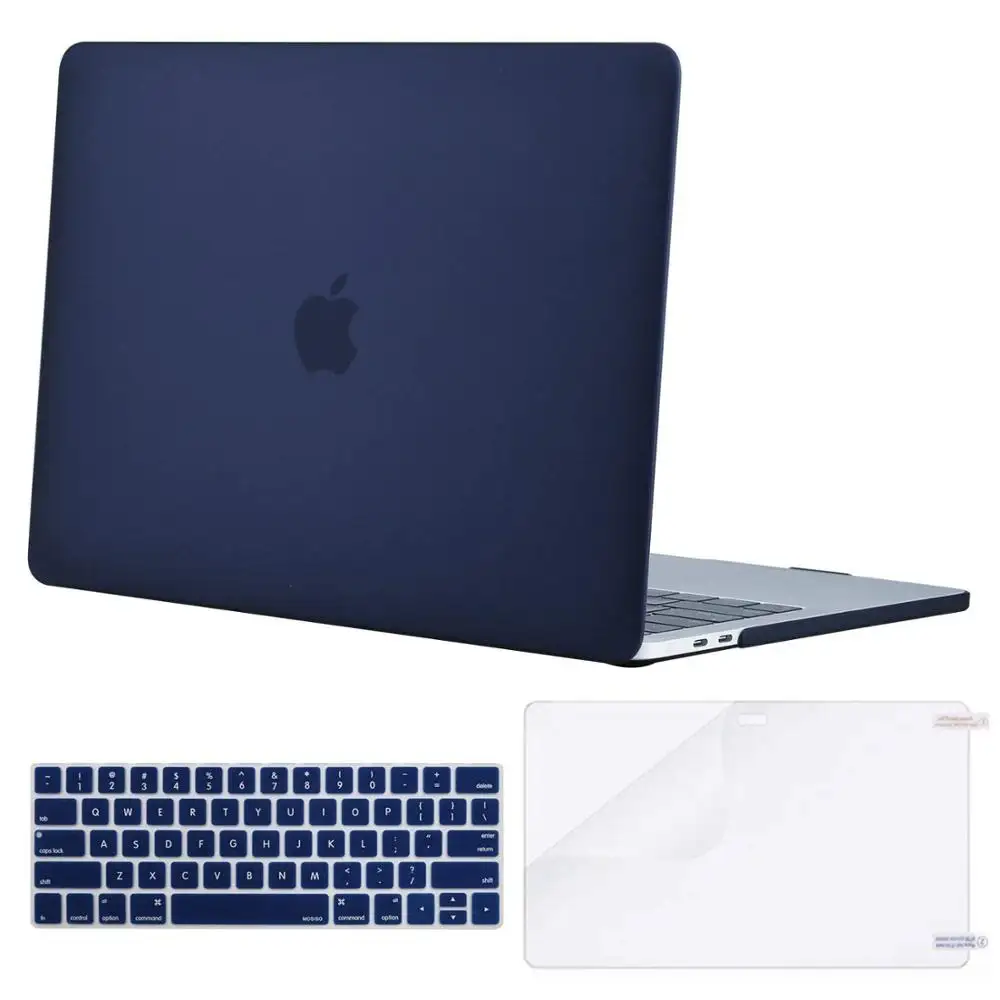 Keyboard Skin Cover Hard Shell Case for Apple MacBook New Pro 13 Inch with/Without Touch Bar A1706, A1708, A1989