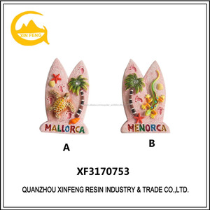 Vue <span class=keywords><strong>sur</strong></span> la <span class=keywords><strong>mer</strong></span> 3 couleurs poissons forme réfrigérateur décoration personnalisé réfrigérateur de résine aimant - Product Image 3