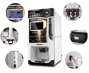 Cup Coffee Milk Tea Instant Premix Cafe Automatic Vending Machine