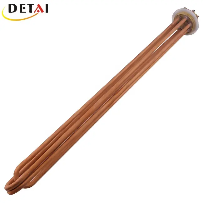 Heating Element Manufacture 400V 10KW with 2"BSP Brass Thread Heating Elements Industrial Water Heater Copper Heating Element